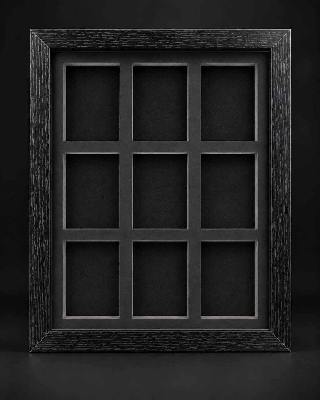 9-Card Trading Card Wall Display Frame