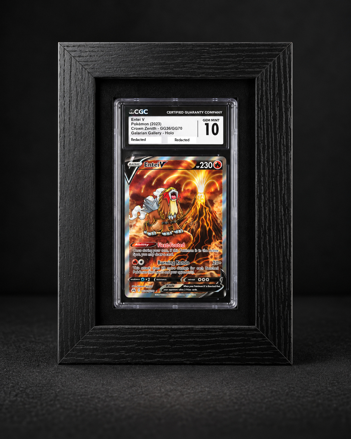 Graded Card Wall Display Frame