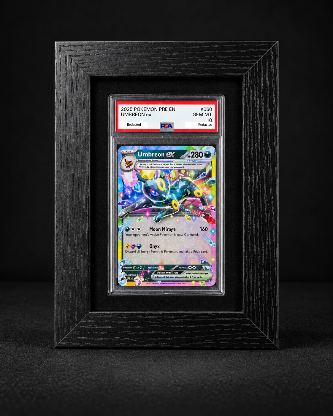 Graded Card Wall Display Frame