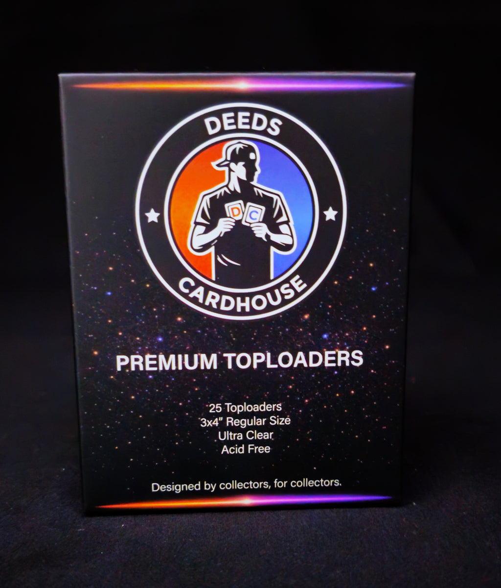 Premium Clear Toploaders for Standard Size Cards (25 pack)