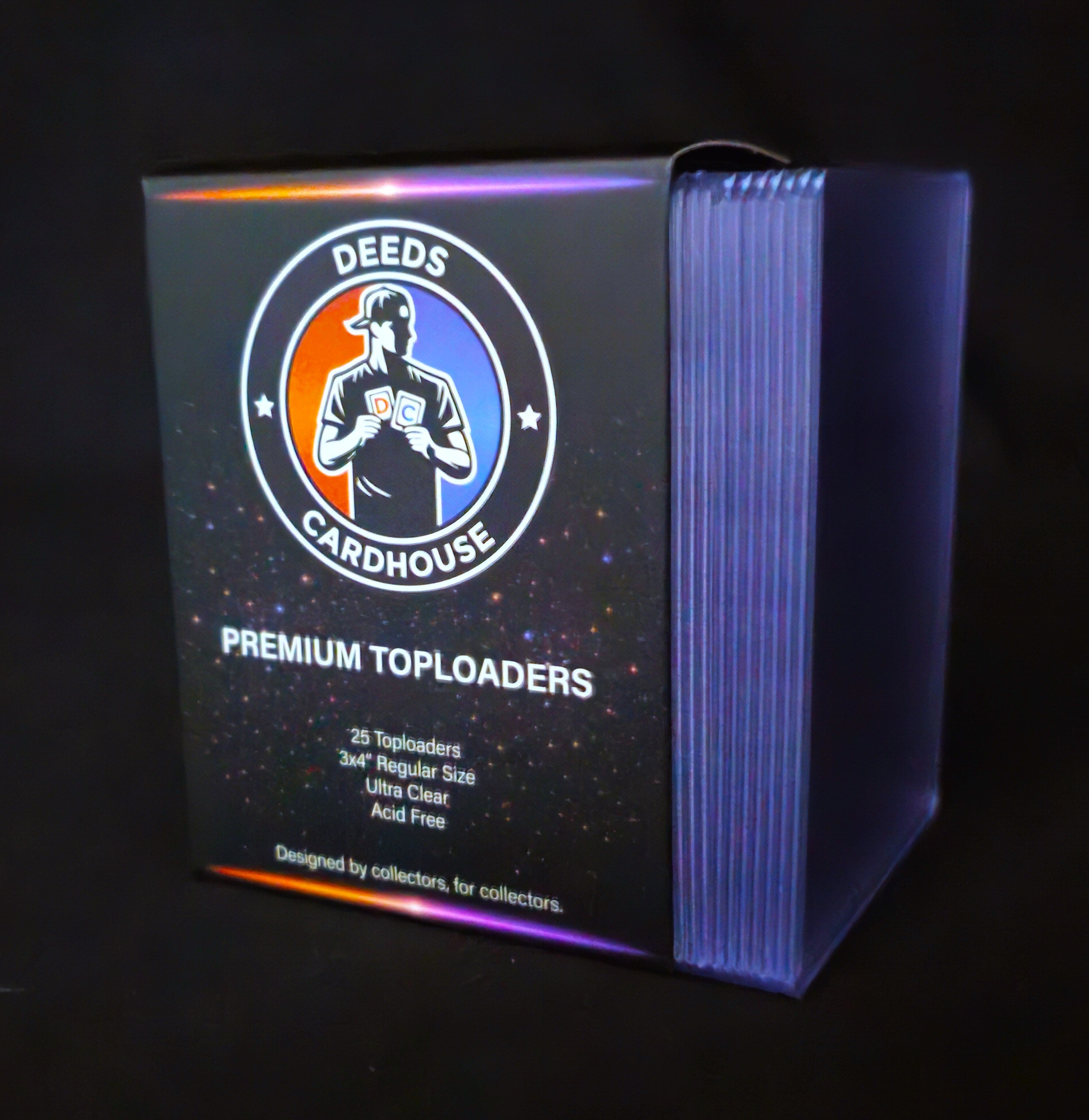 Premium Clear Toploaders for Standard Size Cards (25 pack)