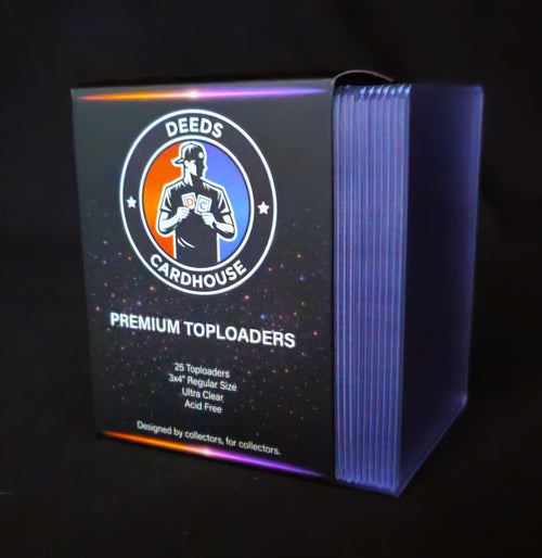 Premium Clear Toploaders for Standard Size Cards (25 pack)